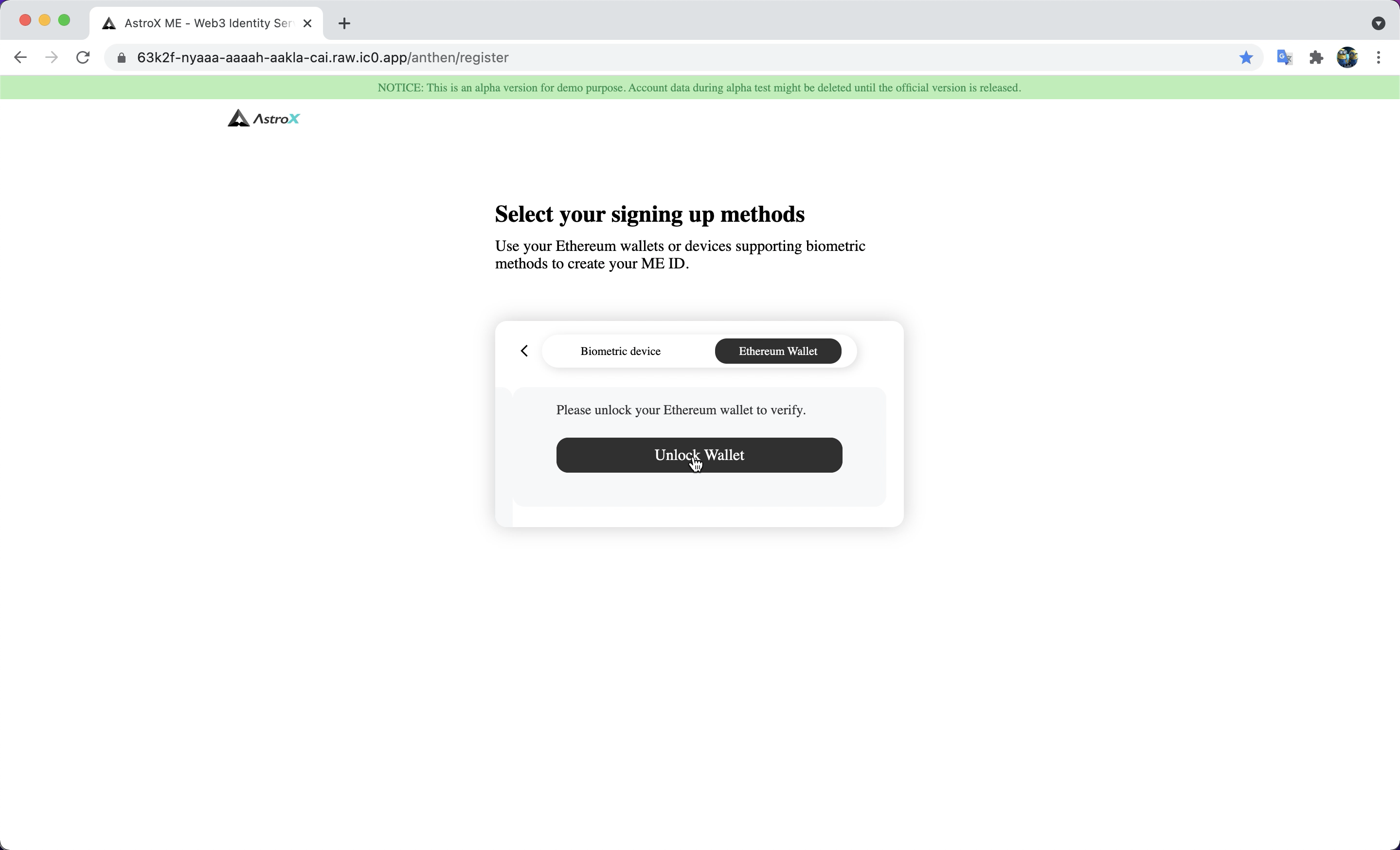 homepage